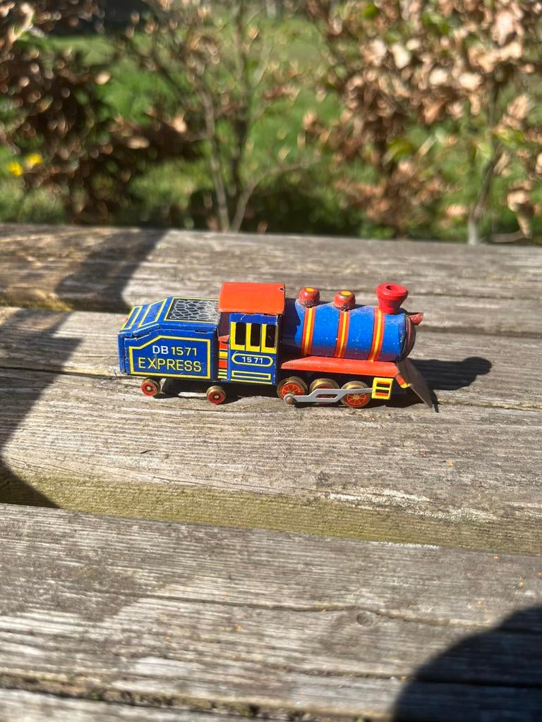 Blikken mini trein, Verzamelen, Blikken, Ophalen of Verzenden, Zo goed als nieuw, Overige