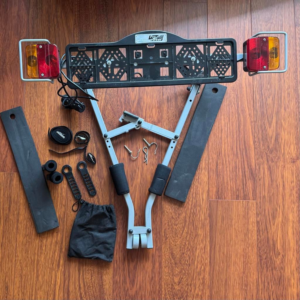 Fietsendrager voor op de trekhaak, Auto diversen, Fietsendragers, Ophalen, 2 fietsen, Gebruikt, Trekhaakdrager