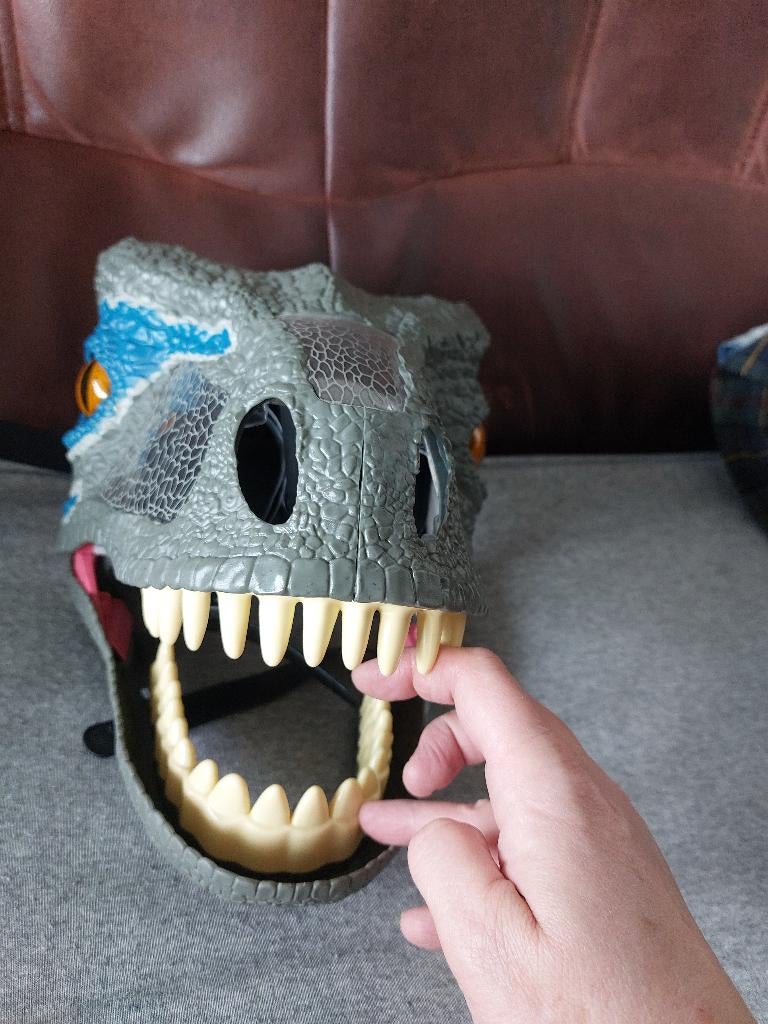 Dinomasker origineel en  met geluid, Ophalen of Verzenden, Zo goed als nieuw, Jongen of Meisje