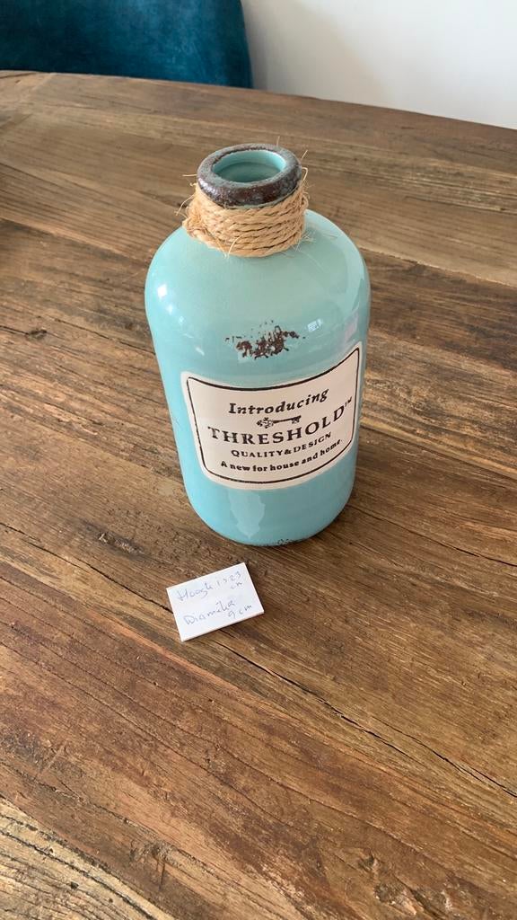 Aardewerk vaas/kruik, Huis en Inrichting, Overige kleuren, Aardewerk of Porselein, Ophalen of Verzenden, Zo goed als nieuw