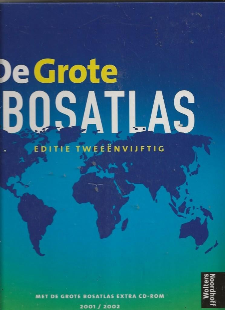 DE GROTE BOSATLAS  EDITIE 52, Boeken, Atlassen en Landkaarten, Bosatlas, Verzenden, 2000 tot heden, Zo goed als nieuw