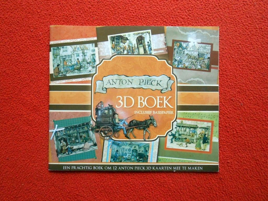Anton Pieck 3D boek inclusief basispapier, Boeken, Ophalen of Verzenden, Zo goed als nieuw, Tekenen en Schilderen