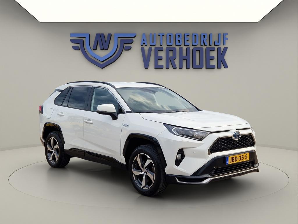 Toyota RAV4 2.5 Plug-in Hybrid Style Trekhaak - Dodehoek det, Auto's, Automaat, Gebruikt, Euro 6, Leder en Stof