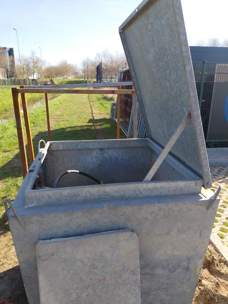 Bouwwaterput - Verzinkt stalen waterput voor bouwplaats, Ophalen, Gebruikt