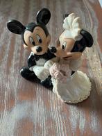 Mickey en Minnie Mouse Bruidspaar Beeldje, Ophalen of Verzenden, Mickey Mouse, Zo goed als nieuw, Beeldje of Figuurtje