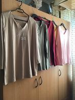 5 mooie shirts diverse kleuren, zo goed als nieuw, Kleding | Dames, T-shirts, Maat 38/40 (M), Elisabetta Franchi, Beige, Ophalen of Verzenden
