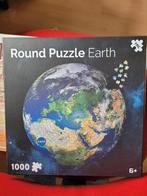 Ronde puzzel aarde 1000 stukjes, Ophalen of Verzenden, Zo goed als nieuw