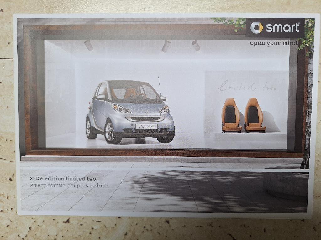 smart fortwo "edition limited two"  cabrio en coupé, Ophalen of Verzenden, Nieuw, Overige merken