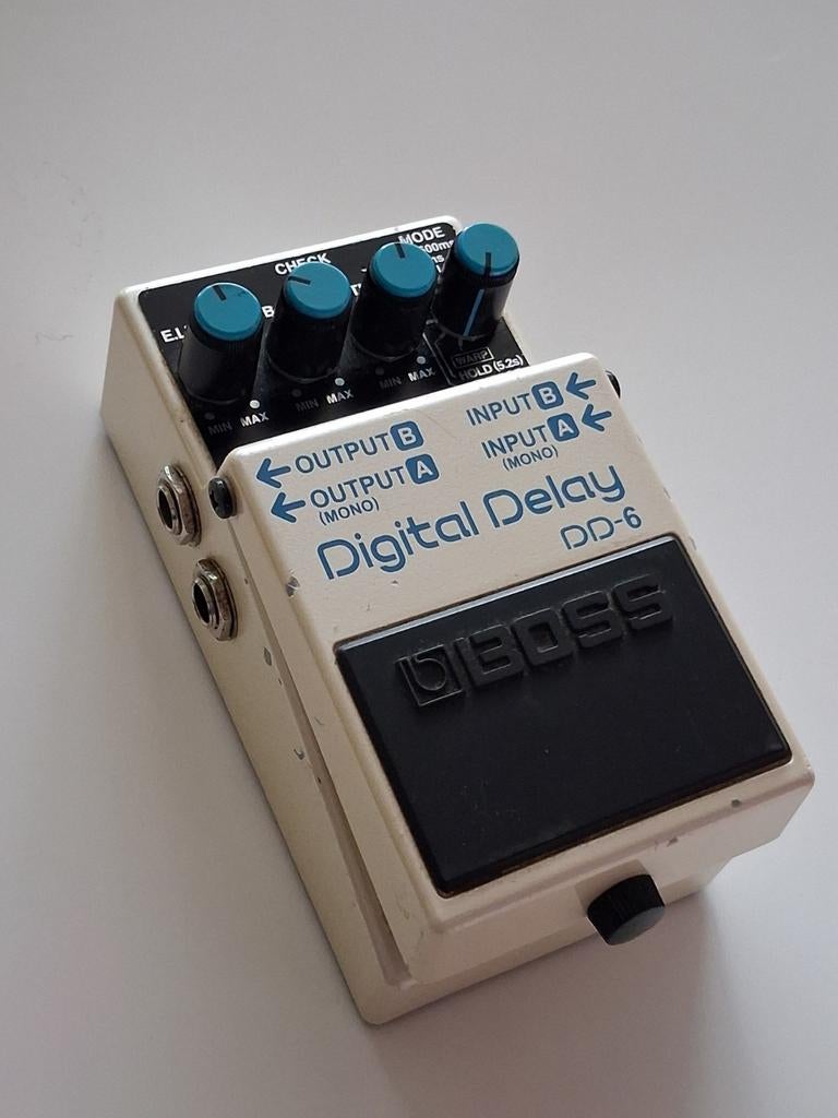 Boss DD-6 Digital Delay stereo effectpedaal, warp/tap tempo, Muziek en Instrumenten, Effecten, Ophalen of Verzenden, Gebruikt