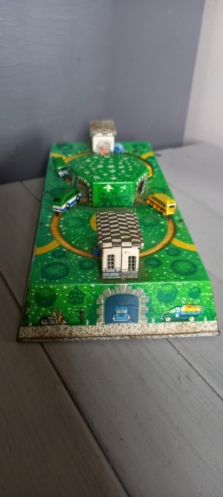 Vintage: Opwindbare autobaan set – Abtotpacca, Ophalen of Verzenden