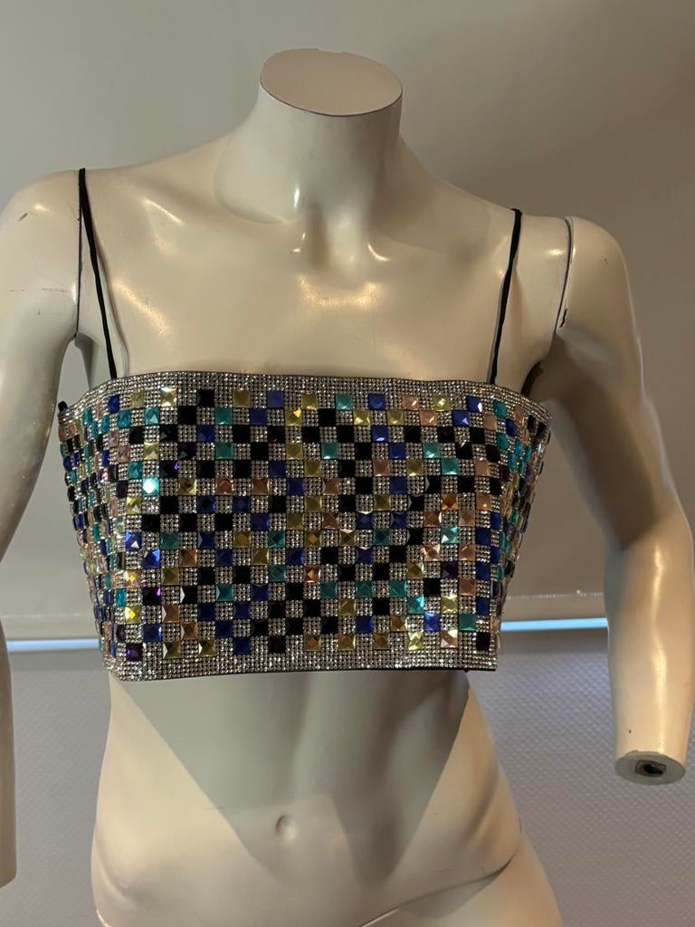 Zara top vol met steentjes maat m/l  nieuw, Kleding | Dames, Tops, Maat 38/40 (M), Overige kleuren, ., Ophalen of Verzenden