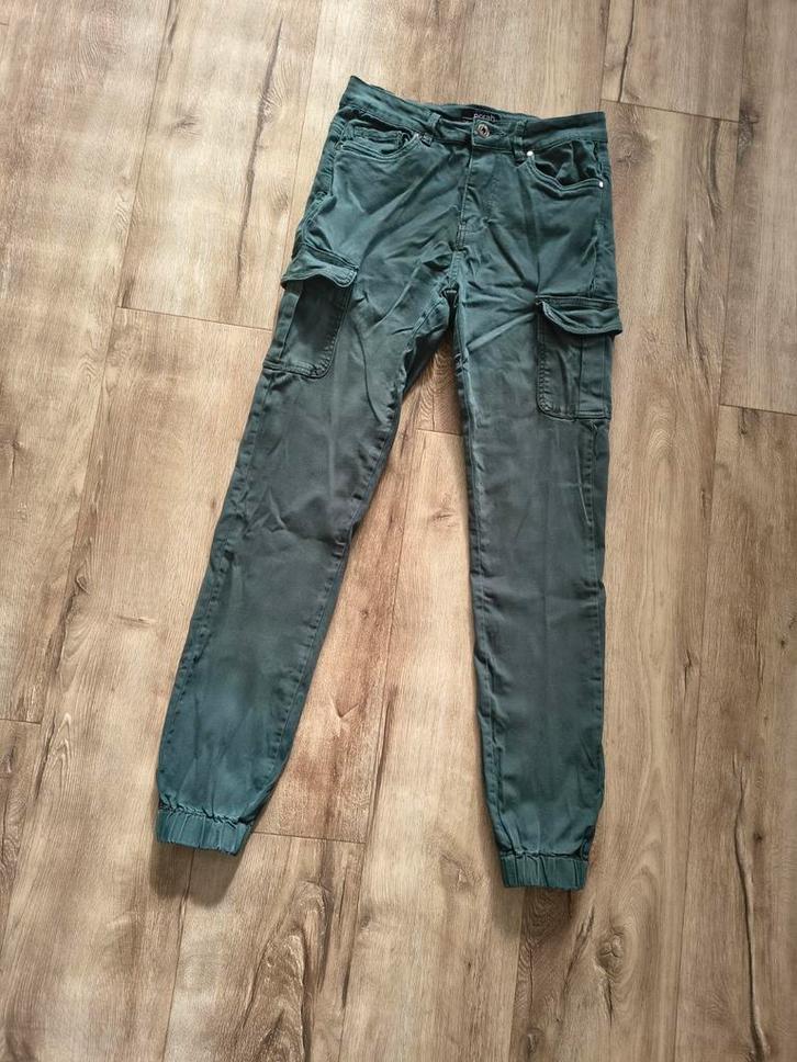 Prachtige groene cargo pants van Norah, maat 36-S. Broek., Kleding | Dames, Broeken en Pantalons, Zo goed als nieuw, Maat 36 (S)