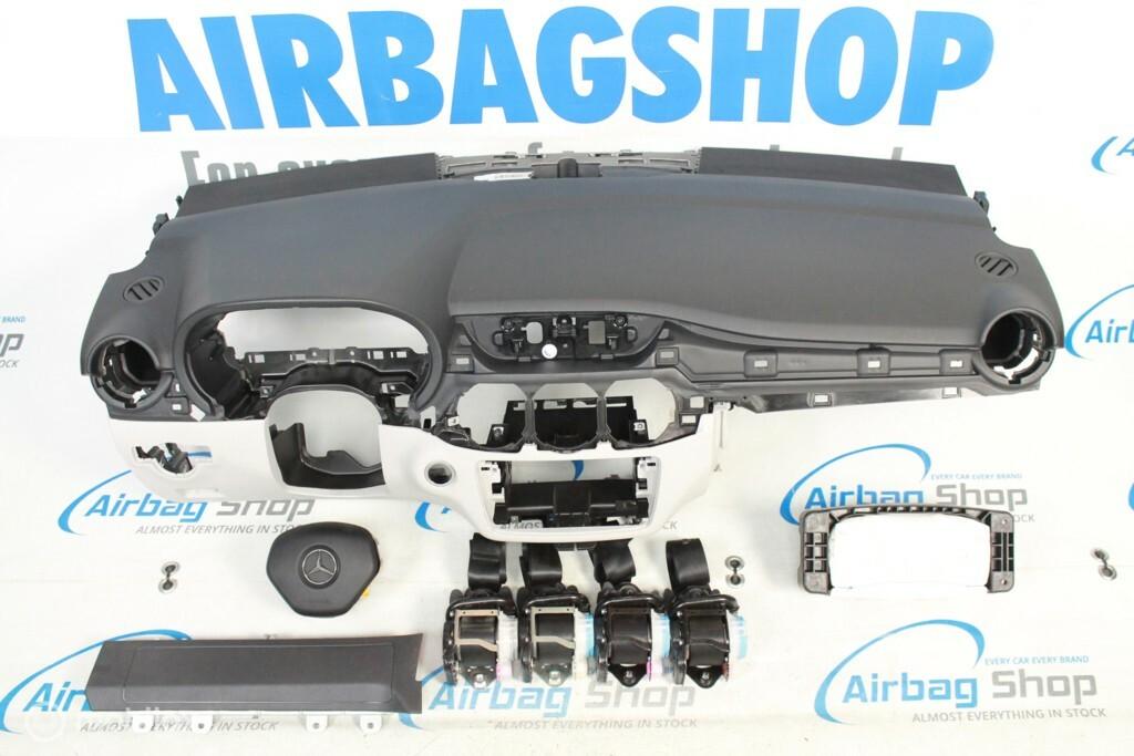 Airbag set - Dashboard zwart wit Mercedes B klasse W246, Auto-onderdelen, Gebruikt, Ophalen of Verzenden