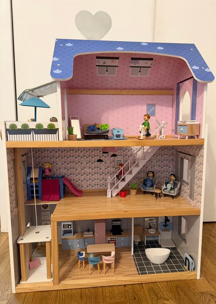 Poppenhuis, Ophalen, Zo goed als nieuw, Poppenhuis