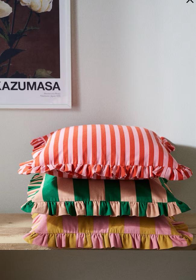 2 prachtige kussenhoezen voilant h&m nieuw, Ophalen of Verzenden, Nieuw