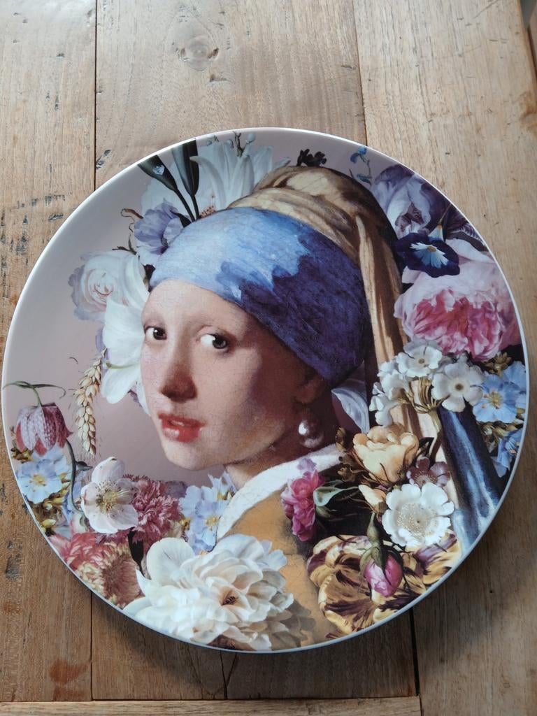 Wandbord " meisje met de parel", Ophalen, Nieuw