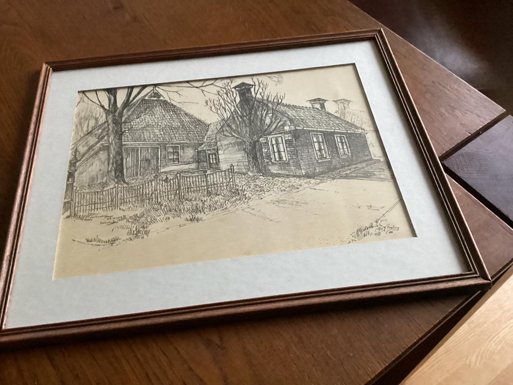 Pentekening van JJ Frieling ( 1980), Ophalen of Verzenden