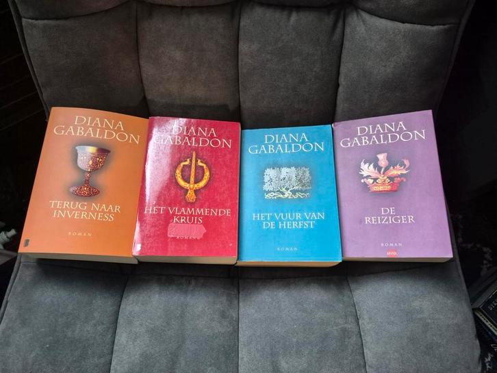 Diana Gabaldon - 4 boeken uit de Outlander-serie, Boeken, Romans, Gelezen, Ophalen of Verzenden