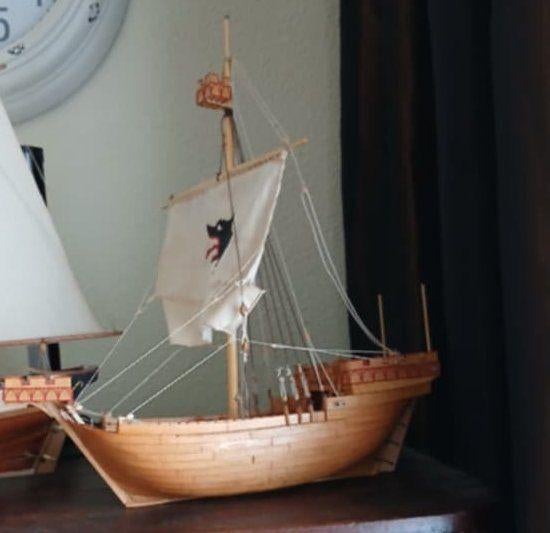 Hanse Kogge, een middeleeuws vrachtschip, Ophalen, Zo goed als nieuw, 1:32 tot 1:50