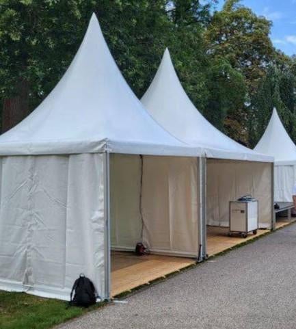 Professionele piramide tent pagodetent feesttent 3x3 mtr, Tuin en Terras, Partytenten, Ophalen, Minder dan 5 meter