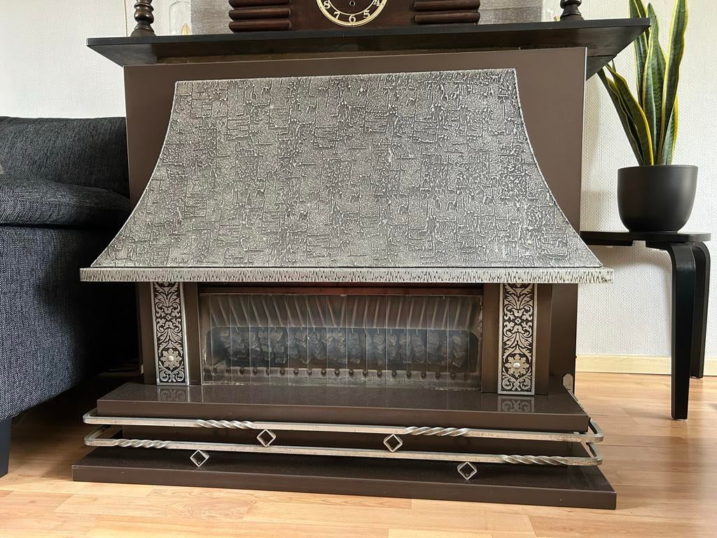 Goed onderhouden Faber gaskachel (83x38x98 cm), Huis en Inrichting, Ophalen, Gebruikt, Gas, Vrijstaand