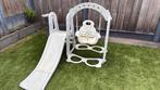 Glijbaan met een schommel, Kinderen en Baby's, Speelgoed | Buiten | Speeltoestellen, Ophalen, Zo goed als nieuw, Schommel