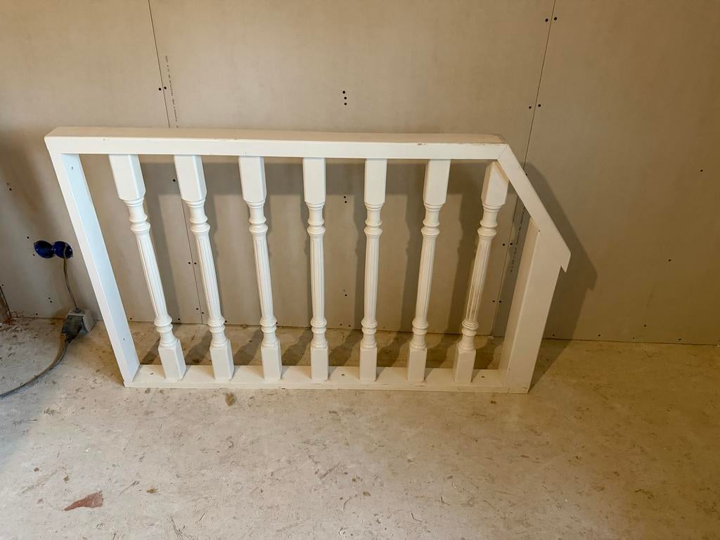 Balustrade trapspijlen hekje met gedraaide spijlen, Ophalen of Verzenden, Gebruikt, Minder dan 2 meter