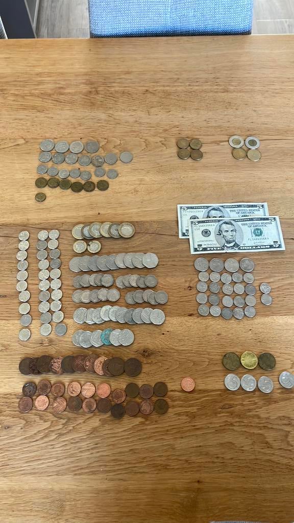 Diverse valuta buitenlands geld ( oa ponden en US dollars), Ophalen of Verzenden, Buitenland, Bankbiljetten