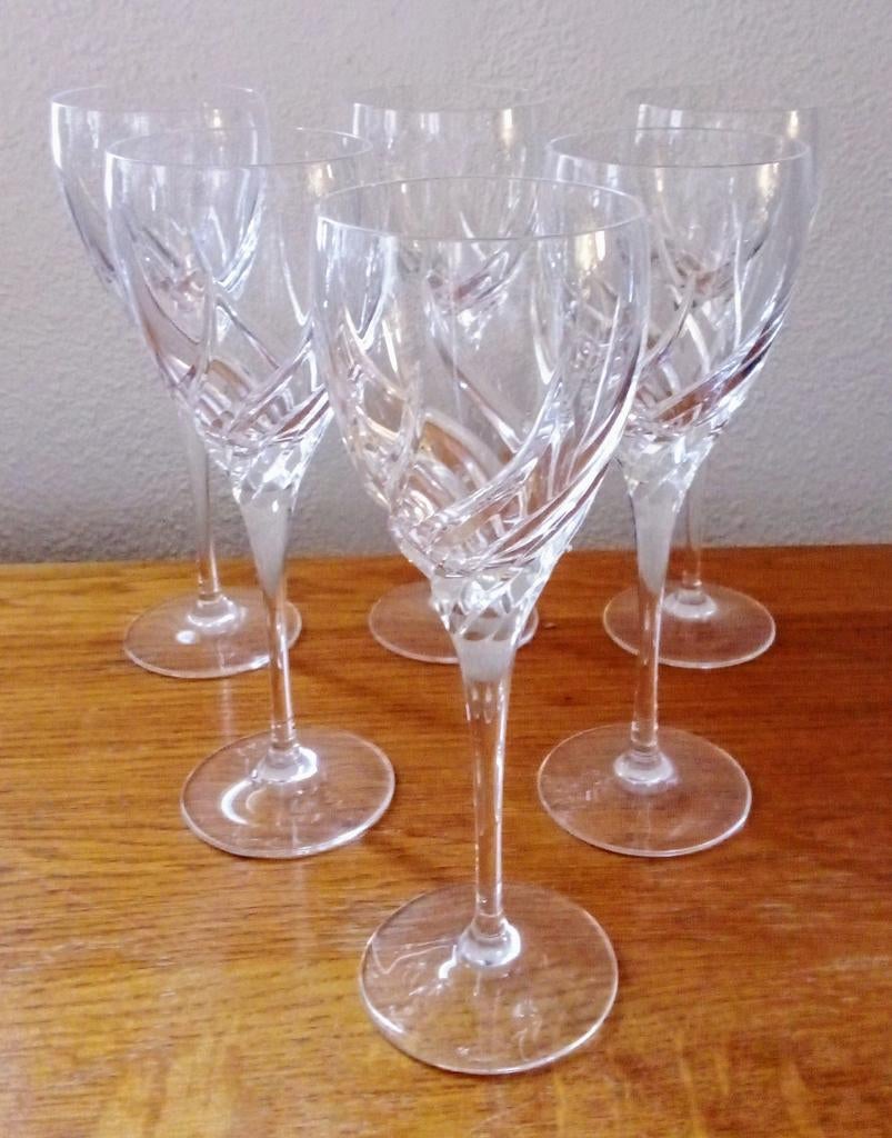 Kristallen glazen Toscane 6stuks, Ophalen of Verzenden