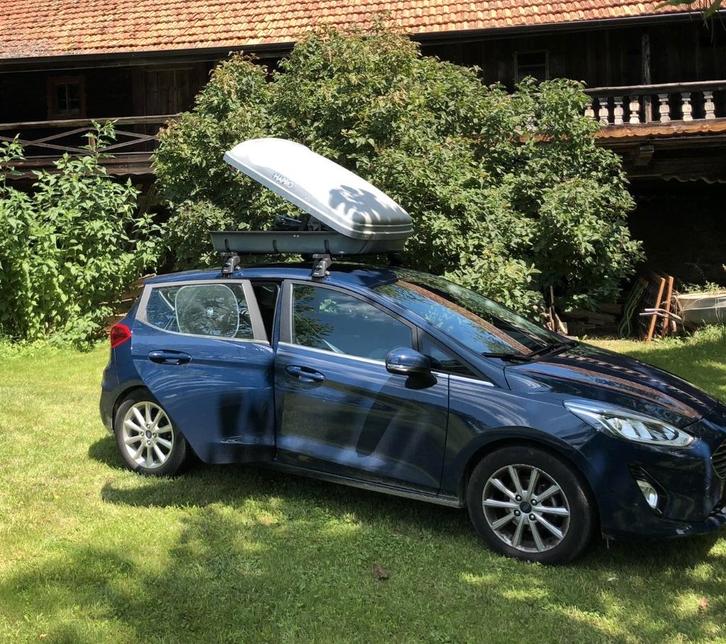 Hapro Funbox en Atera dakdragers voor Ford Fiesta vanaf 2017, Auto diversen, Dakkoffers, Gebruikt, Ophalen