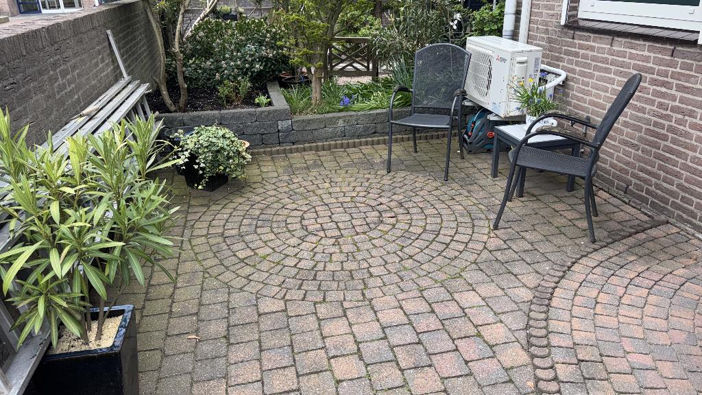 Tuin klinkers 16m2, Ophalen, Gebruikt