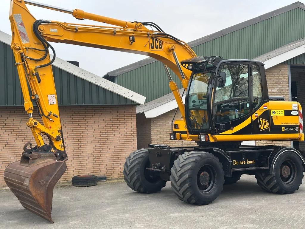 JCB JS 145 W JS145W (bj 2006), Zakelijke goederen, Machines en Bouw | Kranen en Graafmachines, Graafmachine