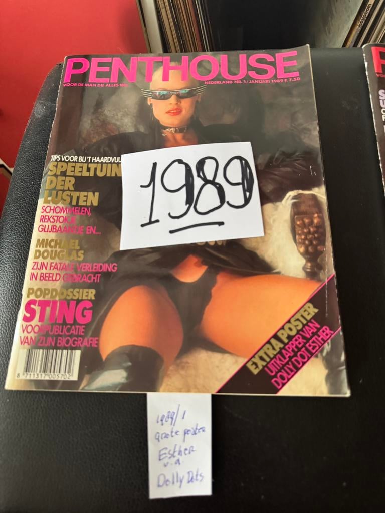 penthouse  1989. magazine 6 euro per stuk, Verzamelen, Verzenden, 1980 tot heden, Tijdschrift