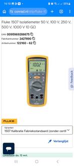 Fluke 1507 Isolatiemeter - 50V tot 1000V, 10 GΩ, Doe-het-zelf en Verbouw, Meetapparatuur, Ophalen of Verzenden, Nieuw, Elektriciteit