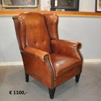 Schapenleren hockers, banken en fauteuils, 125 cm of meer, Leer, Ophalen of Verzenden, Zo goed als nieuw