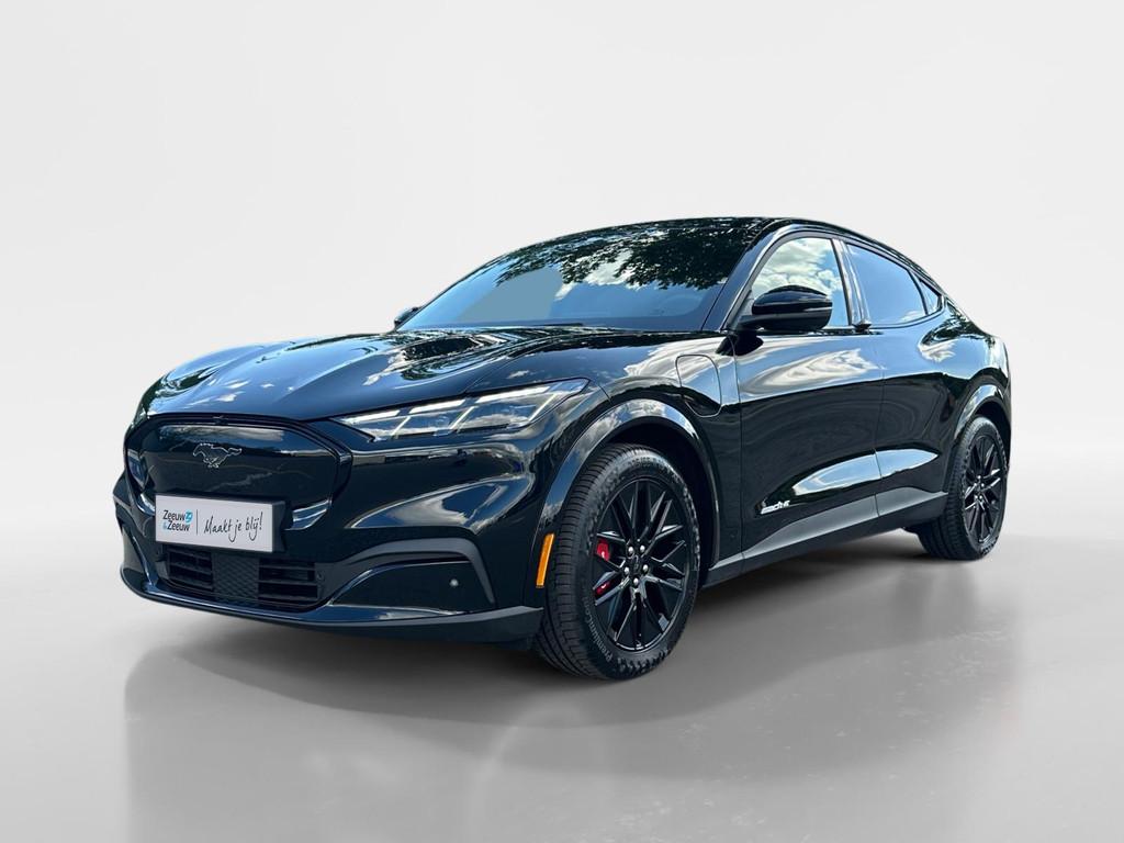 Ford Mustang Mach-E Extended Premium RWD 88 kWh | Uit Voorra, Auto's, Automaat, 12 maanden, Zwart, Adaptive Cruise Control