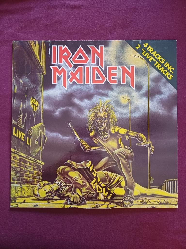 Iron Maiden - Sanctuary maxi-single 12", Gebruikt, Fotohoes, 7 inch, 1980 - 1989