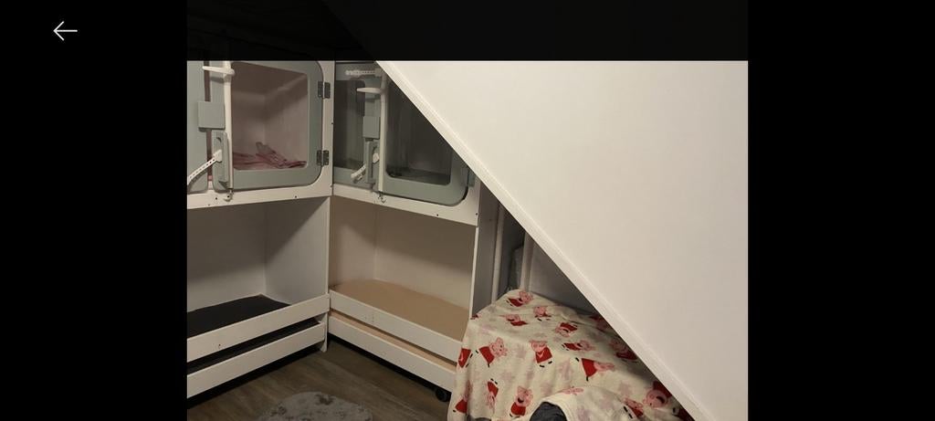 Duo bedjes - Gastouderopvang (GGD goedgekeurd), Gebruikt, Ophalen of Verzenden, Hoogslaper of Stapelbed, Minder dan 140 cm