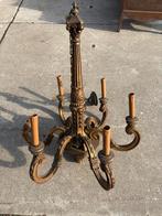Antieke houten kroonluchter, Ophalen, Hout, Gebruikt, J