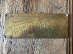 Antiek Messing Naamplaatje 'Jean Roukens', Antiek en Kunst, Curiosa en Brocante, Ophalen of Verzenden