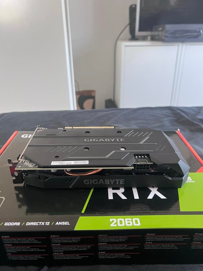 Nvidia RTX 2060 6GB videokaart, Computers en Software, Videokaarten, PCI-Express 3, HDMI, GDDR6, Ophalen of Verzenden
