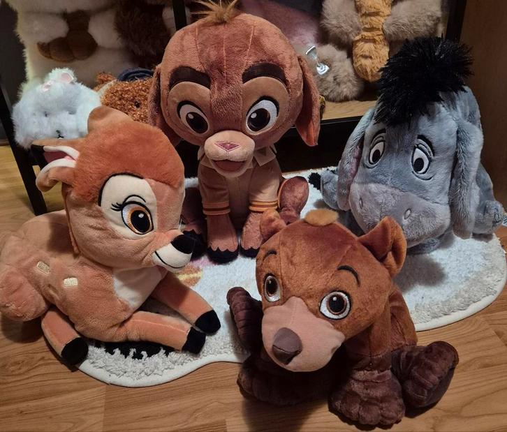 Disney(store) knuffels set van 4 nieuw!, Kinderen en Baby's, Speelgoed | Knuffels en Pluche, Nieuw, Overige typen, Ophalen of Verzenden