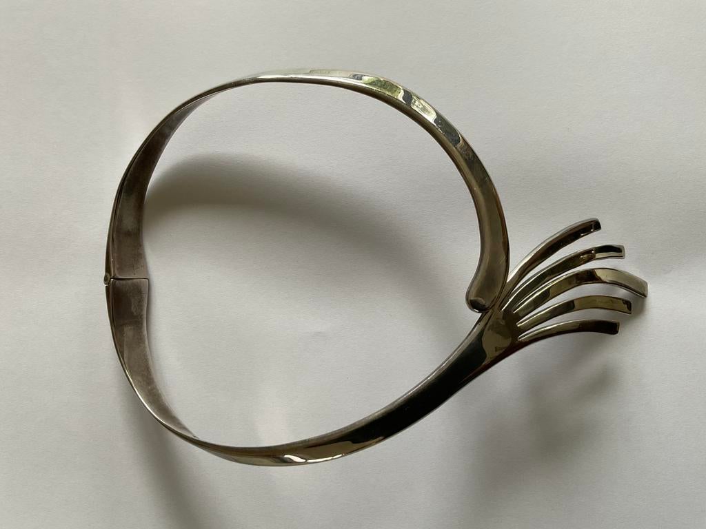 Zilveren halsband, Ophalen, Zo goed als nieuw, Zilver, Dame