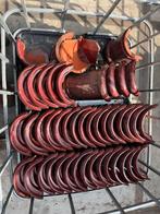 2.500 vh wijnrood geglazuurd dakpannen gebr. Laumans, Ophalen of Verzenden