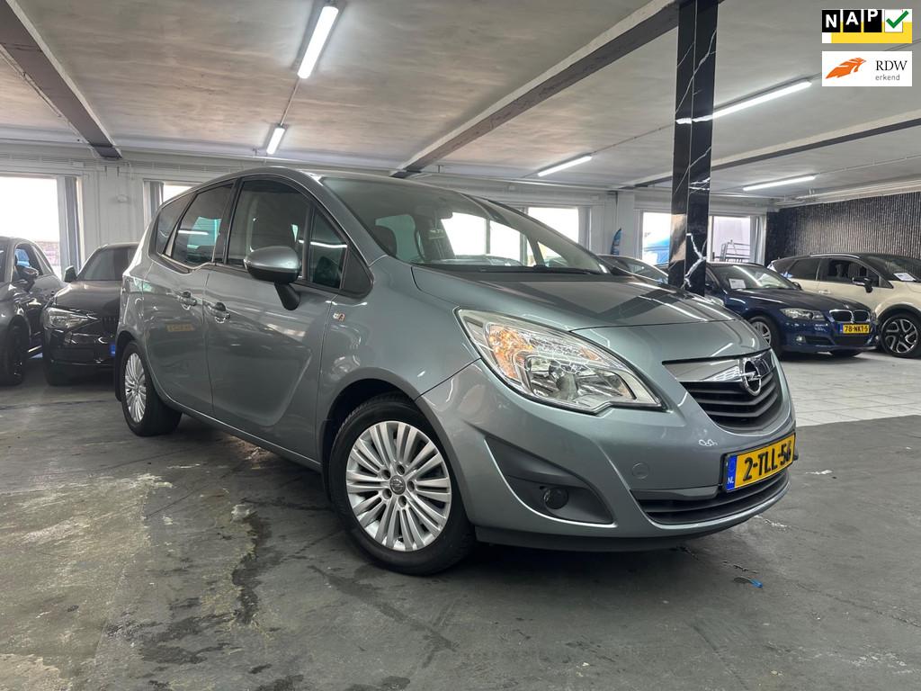 Opel Meriva 1.4 Turbo Design Edition, Auto's, Gebruikt, Euro 6, 4 cilinders, Zilver of Grijs