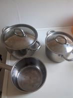 Ikea pannenset, Huis en Inrichting, Keuken | Potten en Pannen, Ophalen, Zo goed als nieuw, Rvs, Pannenset