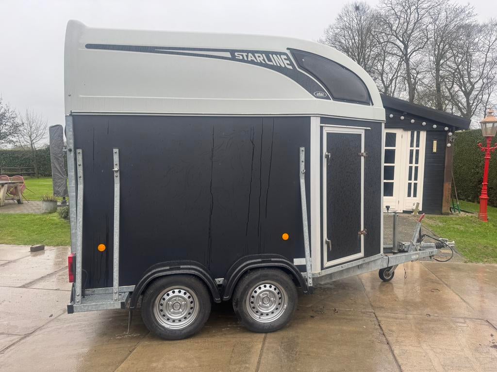 Atec starline 2 paards alu bodem paardentrailer trailer, Dieren en Toebehoren, Paarden en Pony's | Trailers en Aanhangwagens, Ophalen of Verzenden