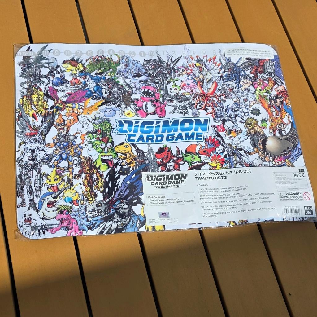 Digimon Card Game Tamer’s Set 3 PB-05 Speelmat Sealed, Ophalen of Verzenden, Nieuw