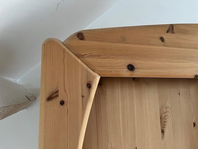 Scandinavische grenen vintage kleerkast, Gebruikt, 200 cm of meer, Grenen, 200 cm of meer
