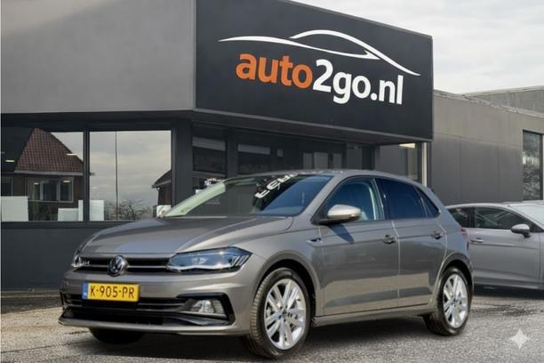 Volkswagen Polo 1.0 TSI R-LINE 57D.KM! NAVI CAMERA AIRCO APP, Auto's, Volkswagen, Te koop, Polo, ABS, Achteruitrijcamera, Adaptive Cruise Control